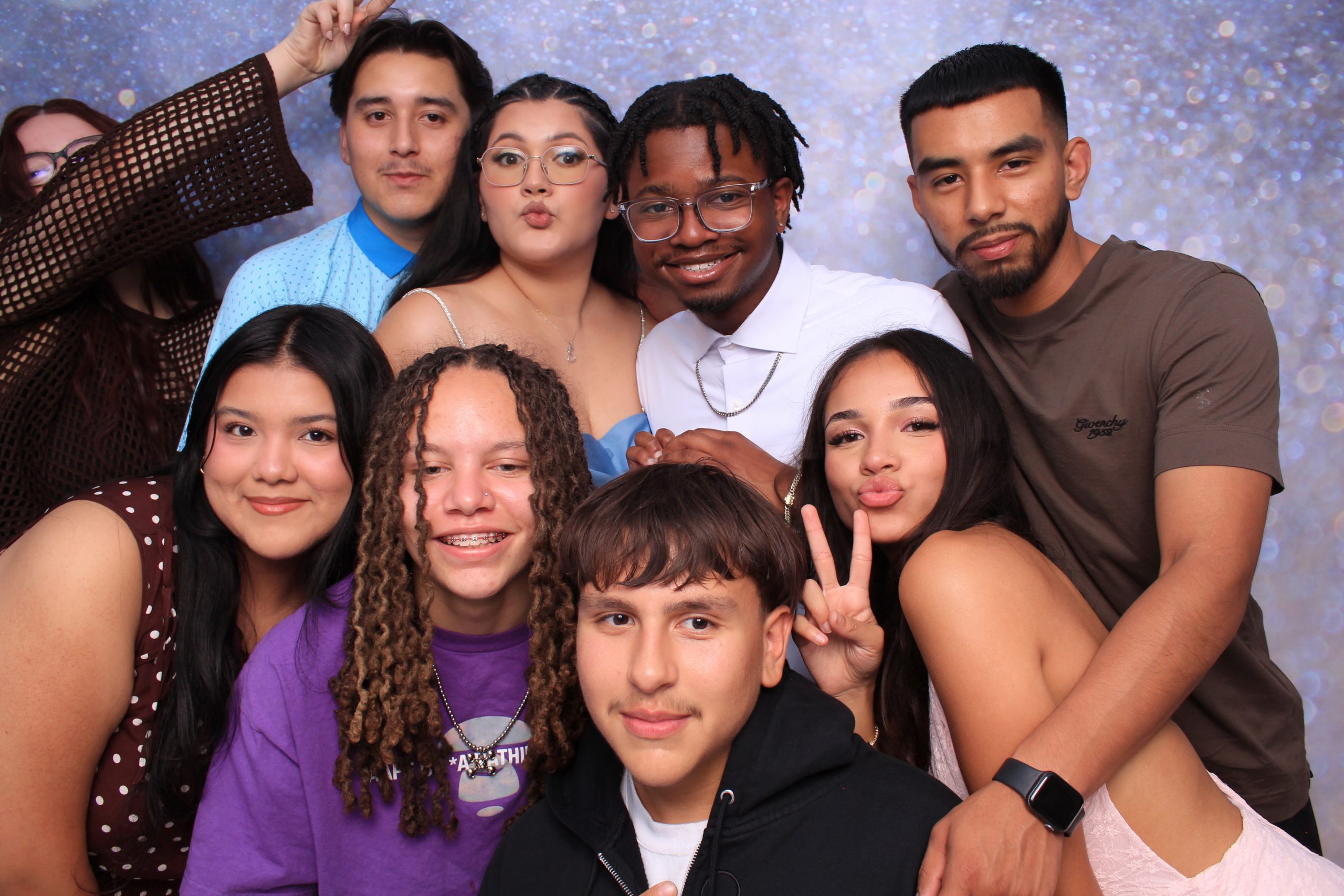 Teen birthday party group photo booth in Las Vegas