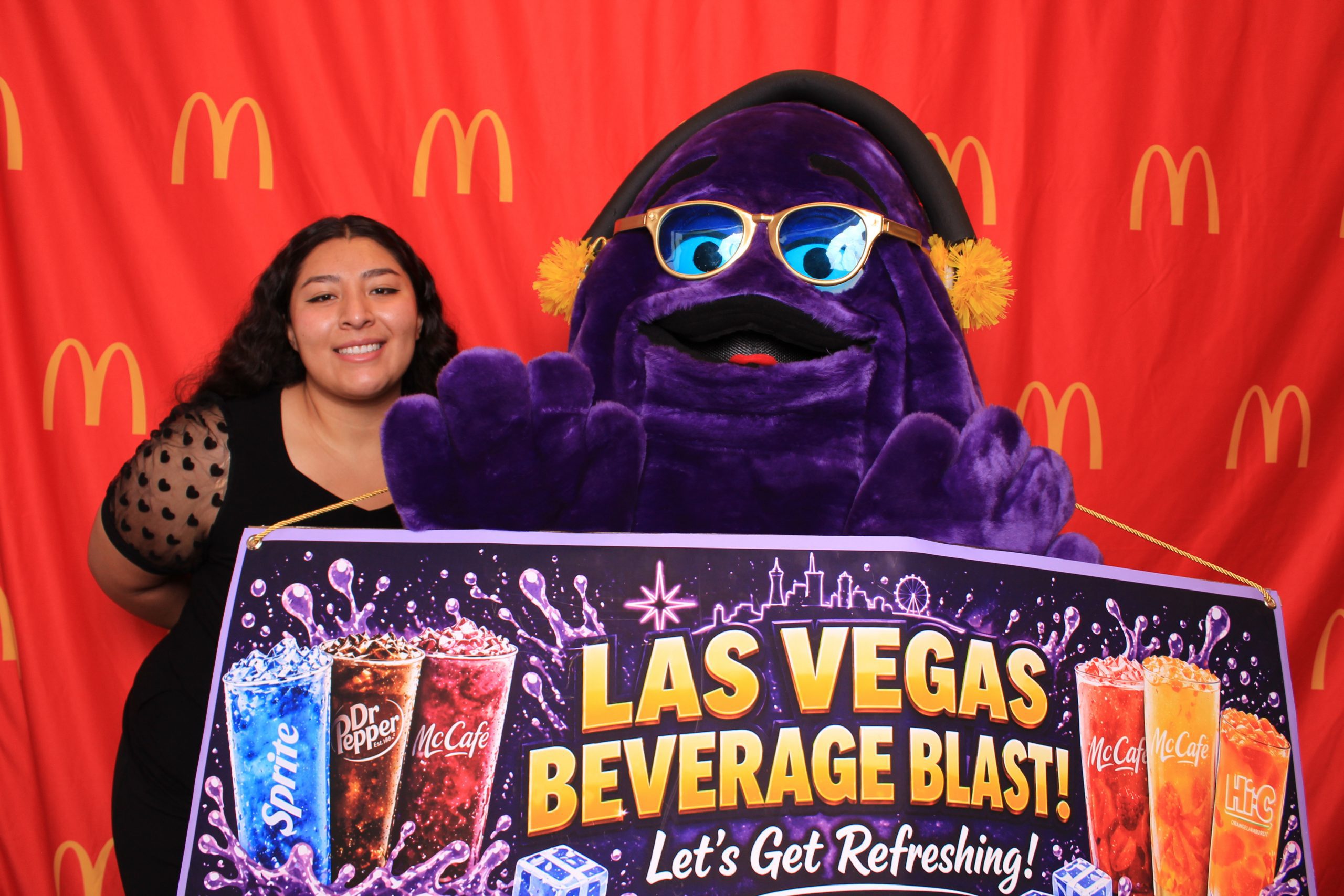 Corporate brand activation photo booth in Las Vegas