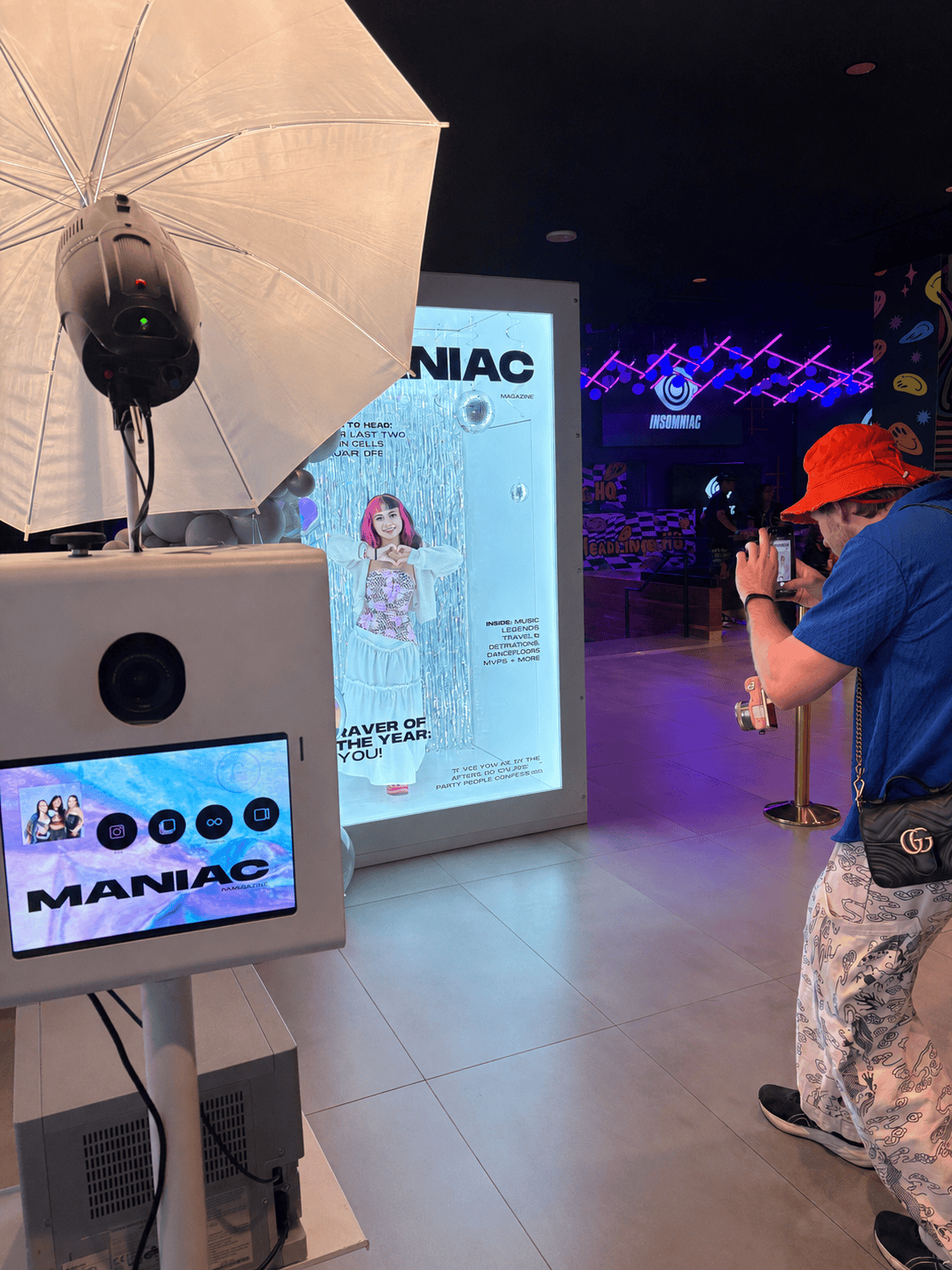 Professional DSLR photo booth print session in Las Vegas
