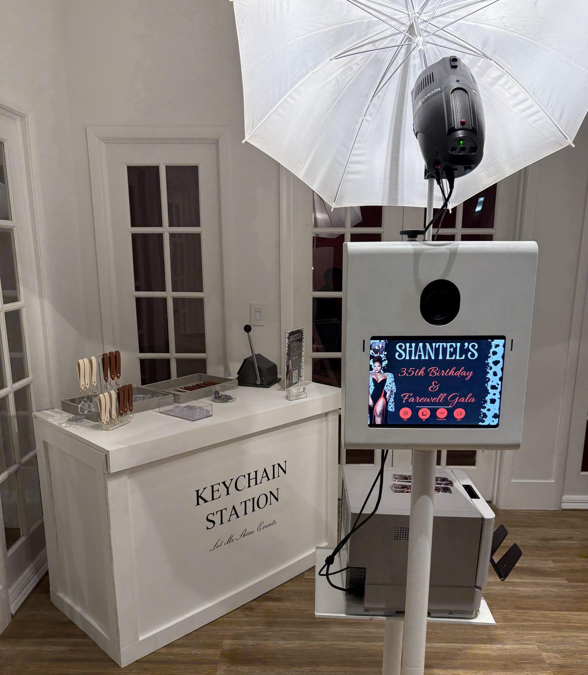 Professional DSLR photo booth print session in Las Vegas
